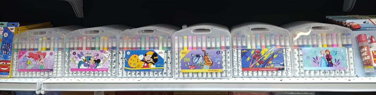 SET PLUMONES DISNEY X12