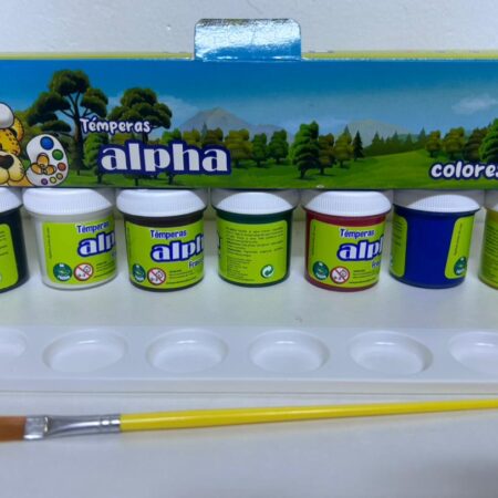 SET DE TEMPERA MARCA ALPHA