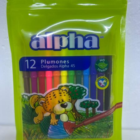 PLUMONES DELGADOS X12