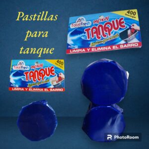 Pastilla para tanque de baño
