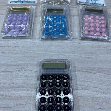 CALCULADORA AESTHETIC TRANSPARENTE